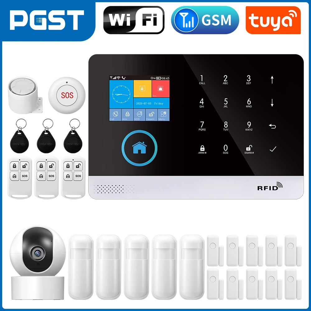 PGST 103 Smart 4G WiFi GSM Home Security System 19