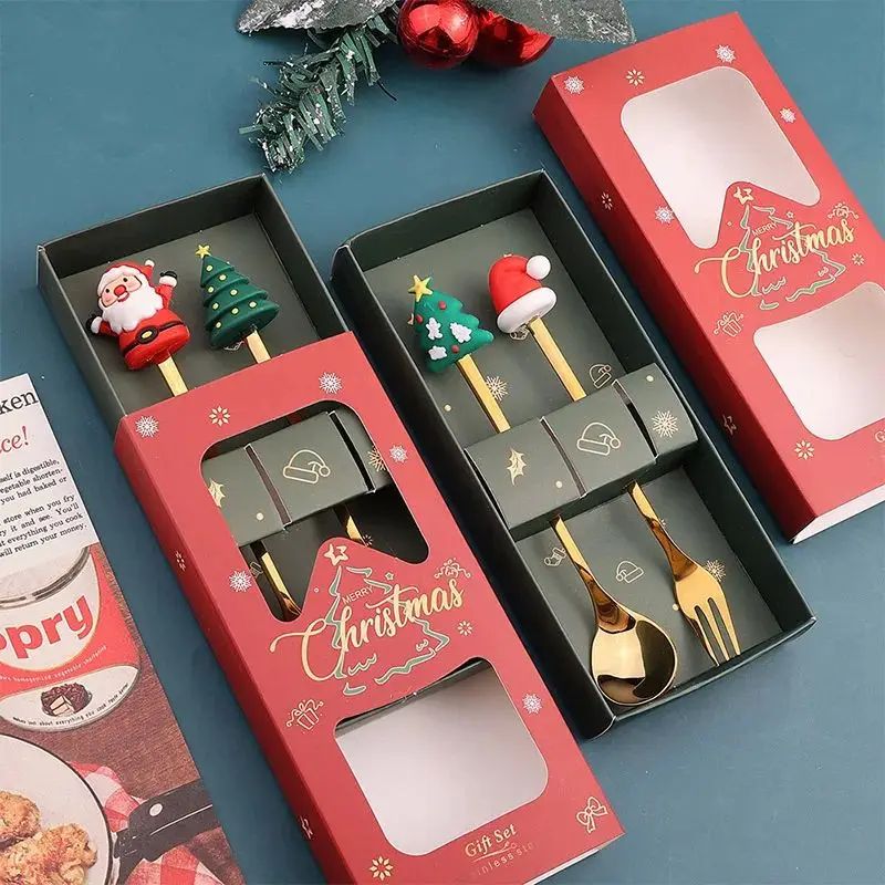 Christmas Themed Stainless Steel Cutlery Set 3