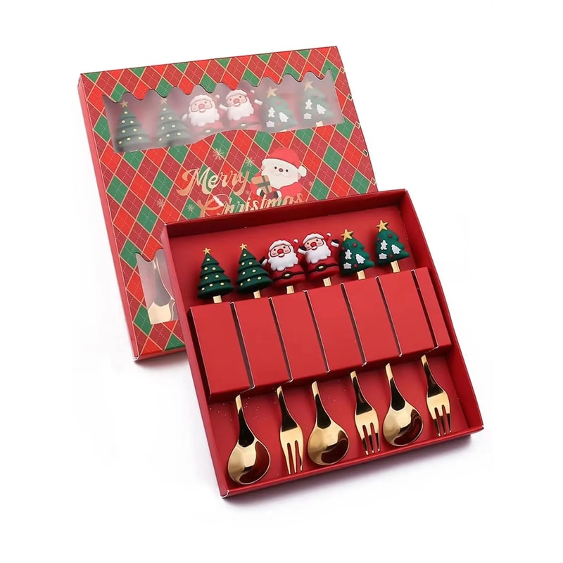 Christmas Themed Stainless Steel Cutlery Set 15