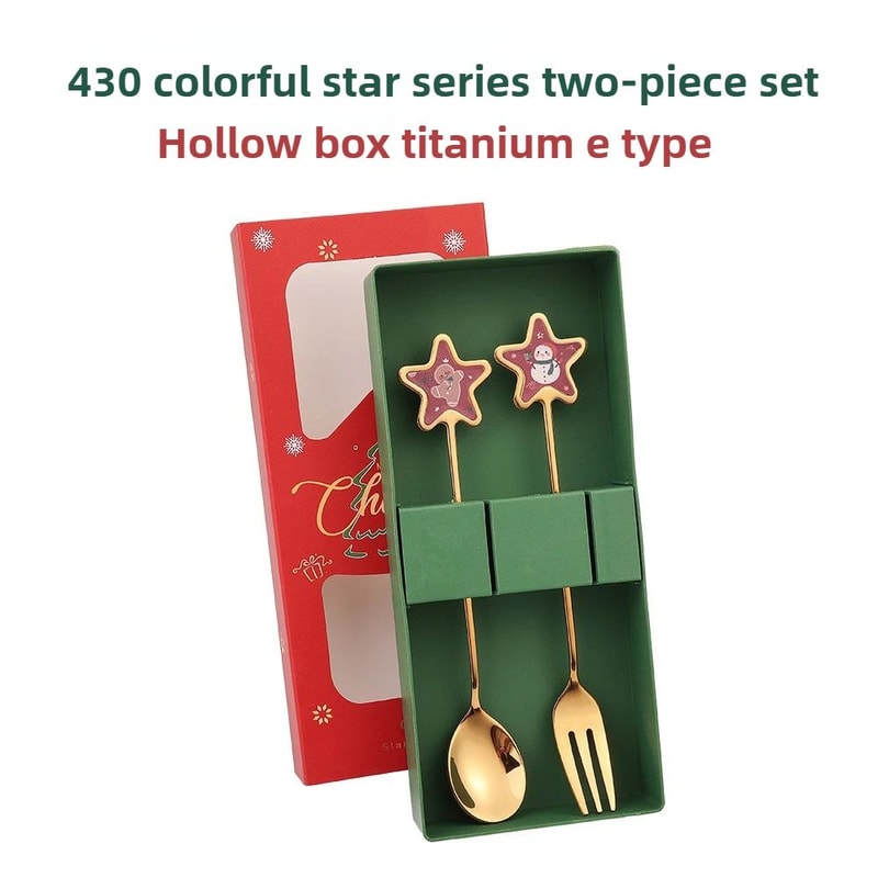 Christmas Themed Stainless Steel Cutlery Set 18
