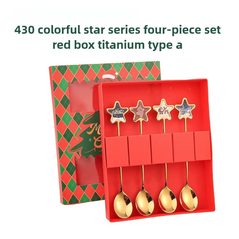 Christmas Themed Stainless Steel Cutlery Set 20