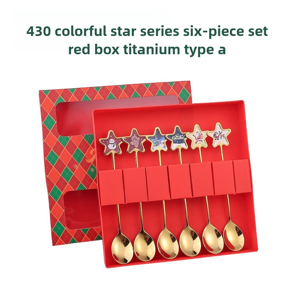 Christmas Themed Stainless Steel Cutlery Set 23