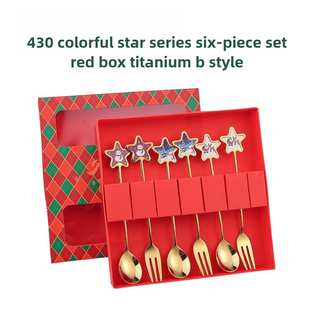 Christmas Themed Stainless Steel Cutlery Set 24