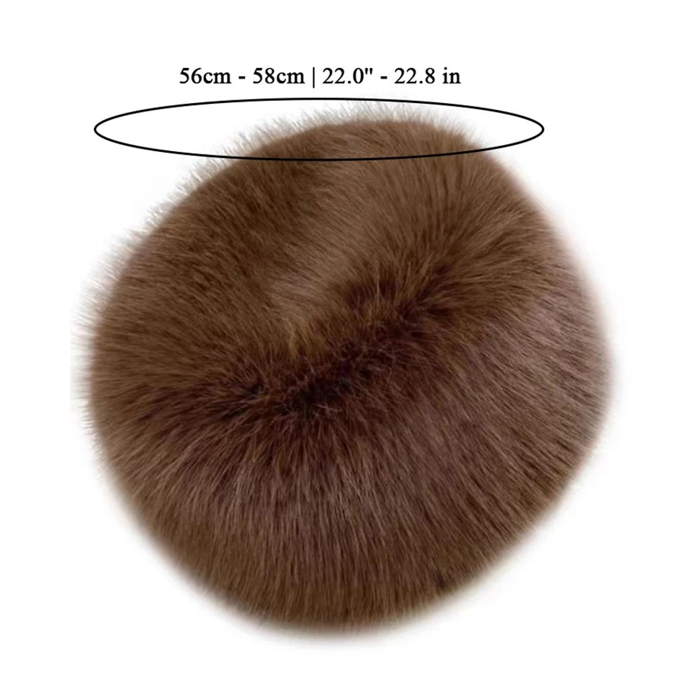Womens Fluffy Faux Fur Winter Bomber Hat 4