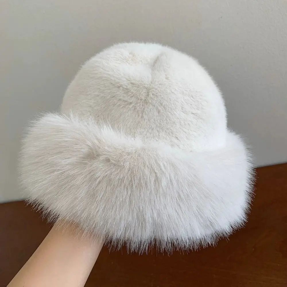 Womens Fluffy Faux Fur Winter Bomber Hat 15