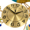 Luxury Peacock Large 3D Metal Wall Clock For Living Room 3