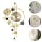 Modern Silent Decorative Iron Wall Clock For Living Room 0