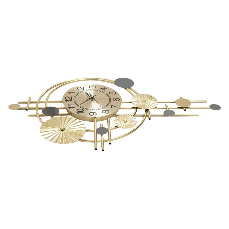 Modern Silent Decorative Iron Wall Clock For Living Room 6