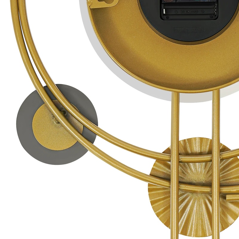 Modern Silent Decorative Iron Wall Clock For Living Room 10