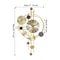 Modern Silent Decorative Iron Wall Clock For Living Room 11