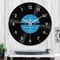 Elegant Counterclockwise Silent Vinyl Wall Clock 12 Inch 0