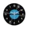 Elegant Counterclockwise Silent Vinyl Wall Clock 12 Inch 9