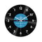 Elegant Counterclockwise Silent Vinyl Wall Clock 12 Inch 9