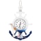 Contemporary Rudder Anchor Nautical Wall Clock 0