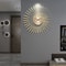 Retro Metal Gold Luxury Silent Wall Clock 2