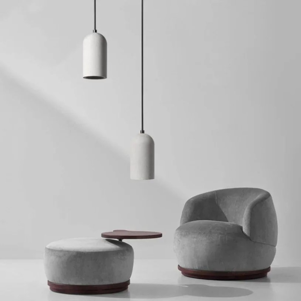 Cement Loft Pendant Light Modern Hanging Lamp 1