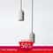 Cement Loft Pendant Light Modern Hanging Lamp 2