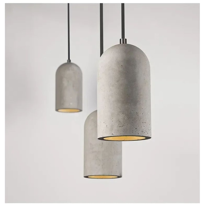Cement Loft Pendant Light Modern Hanging Lamp 14