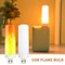 USB LED Flame Effect Night Lamp Light 0