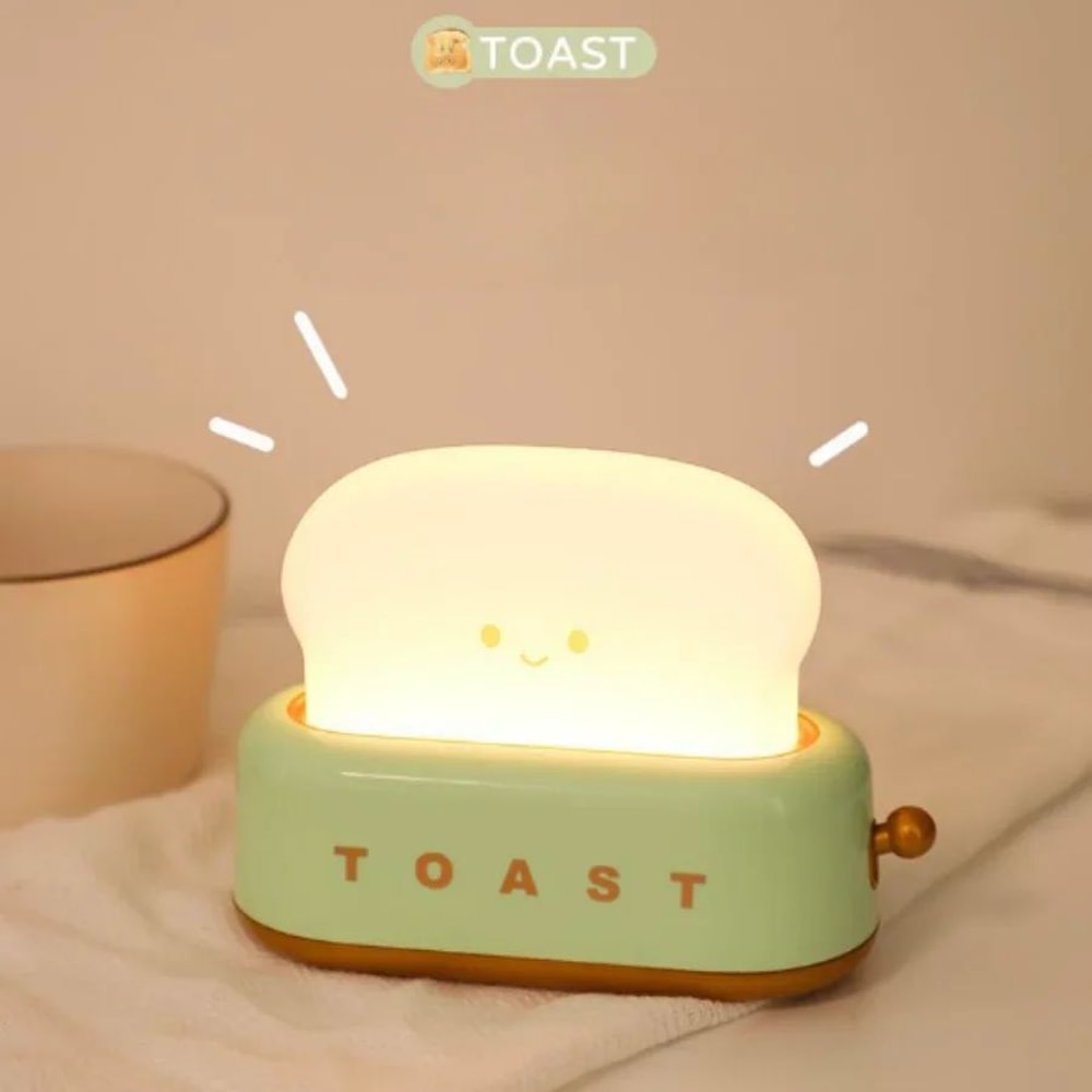 USB Rechargeable Bread Toast LED Night Lamp 1