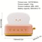 USB Rechargeable Bread Toast LED Night Lamp 2