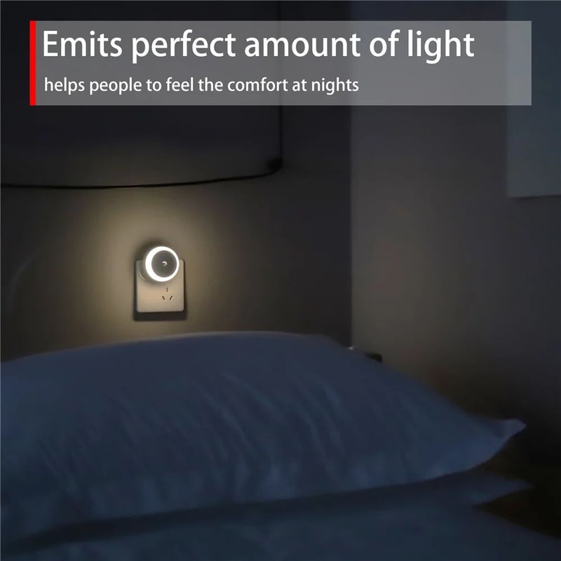 Dusk To Dawn Sensor PlugIn LED Night Light 12