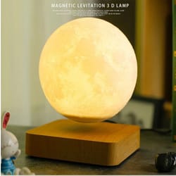 magnetic levitation 3d moon led night lamp