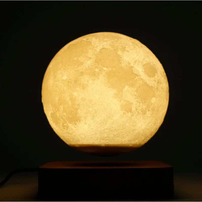 Magnetic Levitation 3D Moon LED Night Lamp 8
