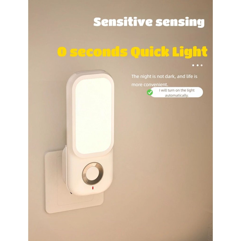 3Mode Motion Sensor LED Night Light With Wireless Charging 5