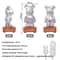 LED Fireworks 3D Bear Night Light USB Dimmable Lamp 1
