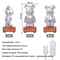LED Fireworks 3D Bear Night Light USB Dimmable Lamp 1