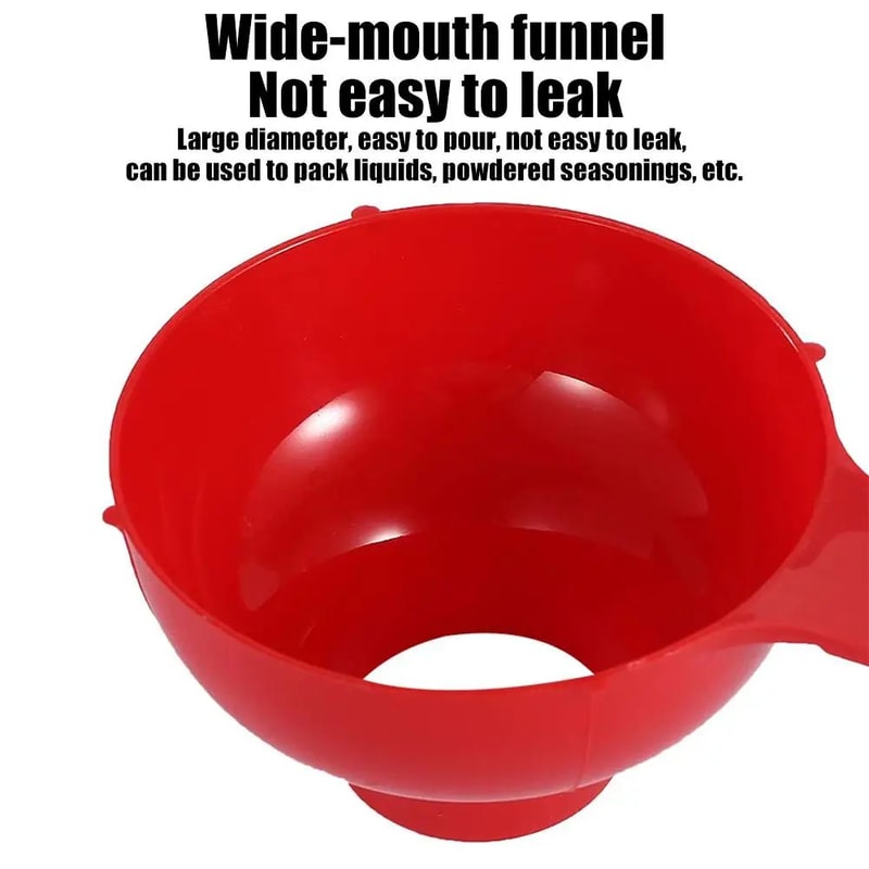 Wide Mouth Plastic Kitchen Funnel With Filter 3