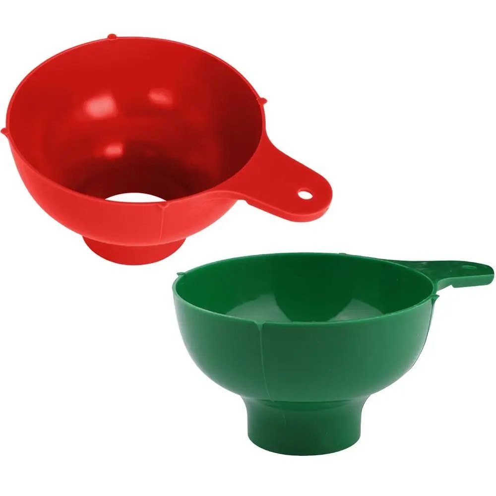 Wide Mouth Plastic Kitchen Funnel With Filter 4