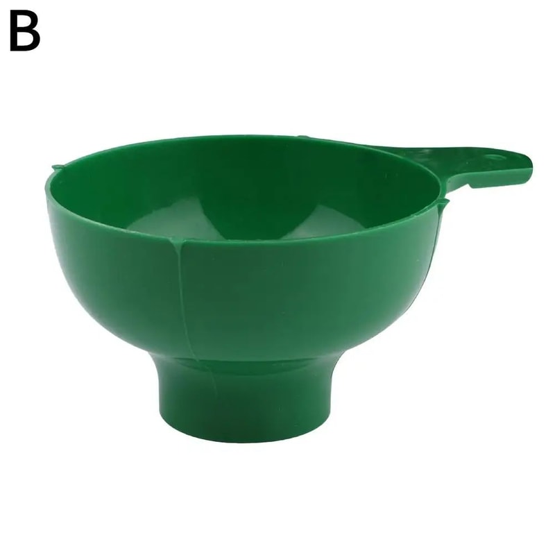 Wide Mouth Plastic Kitchen Funnel With Filter 13