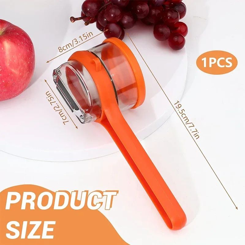 MultiFunction Potato Peeling Knife With Storage Bucket 1