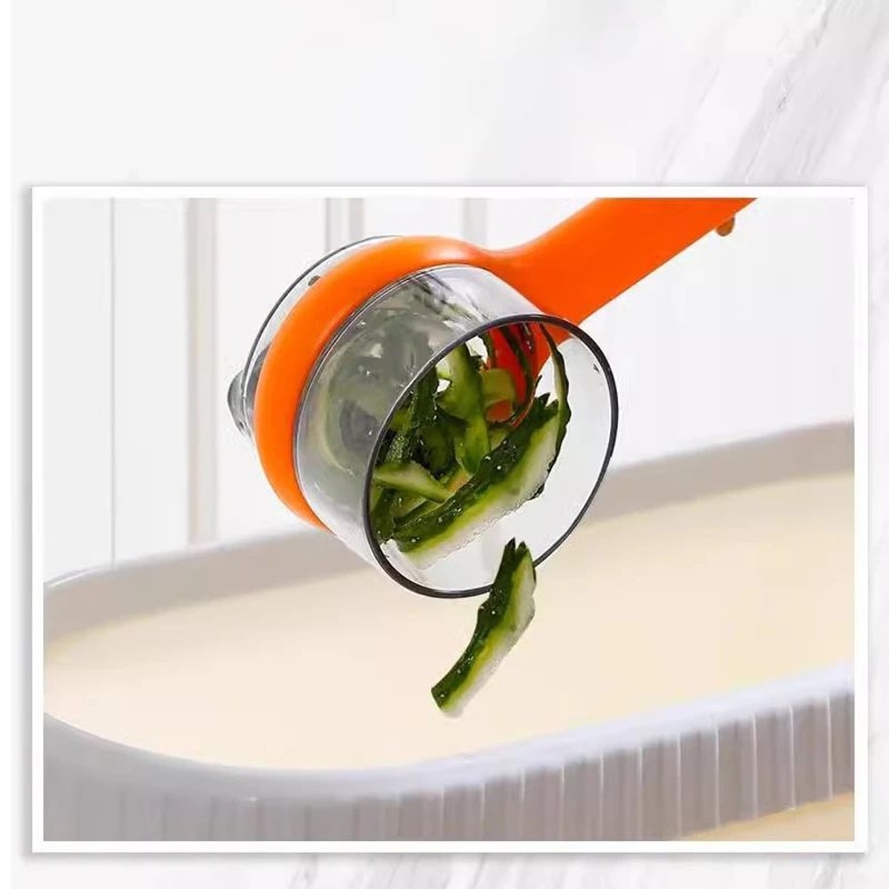 MultiFunction Potato Peeling Knife With Storage Bucket 5