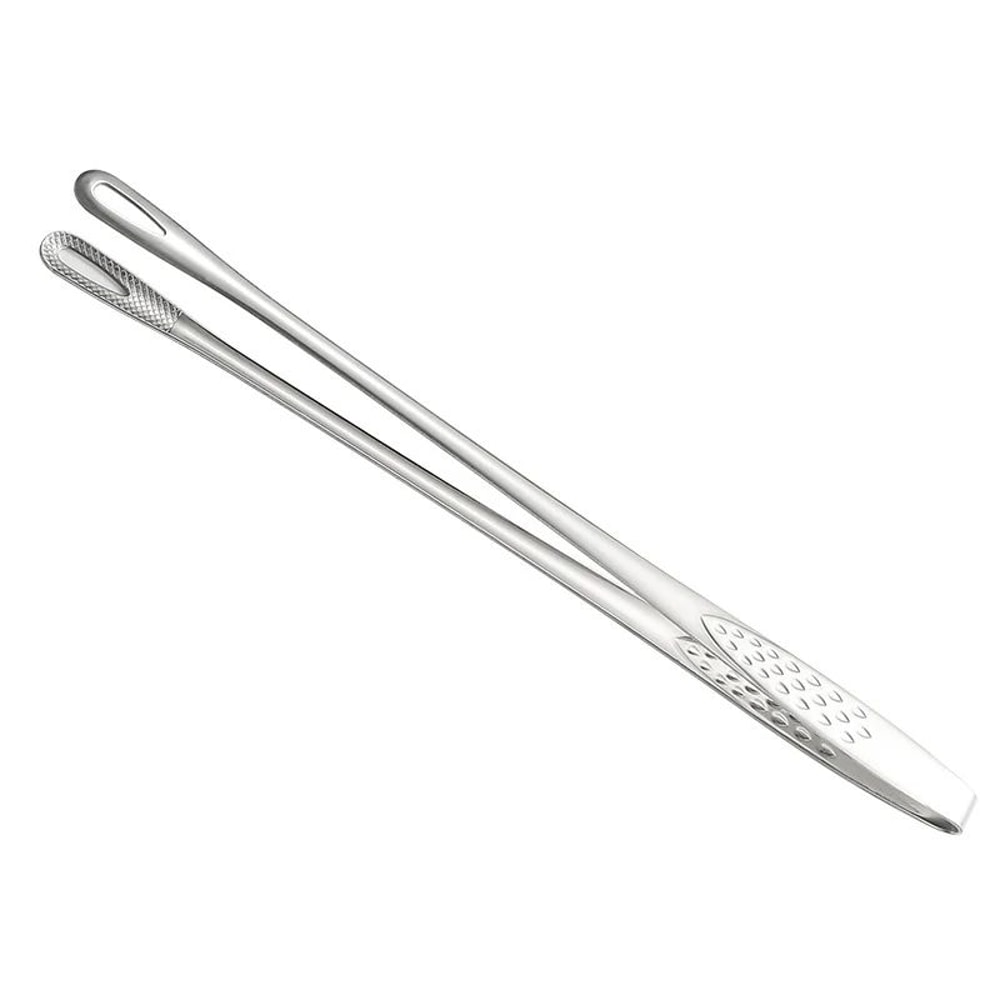 Stainless Steel BBQ And Kitchen Cooking Tongs 6
