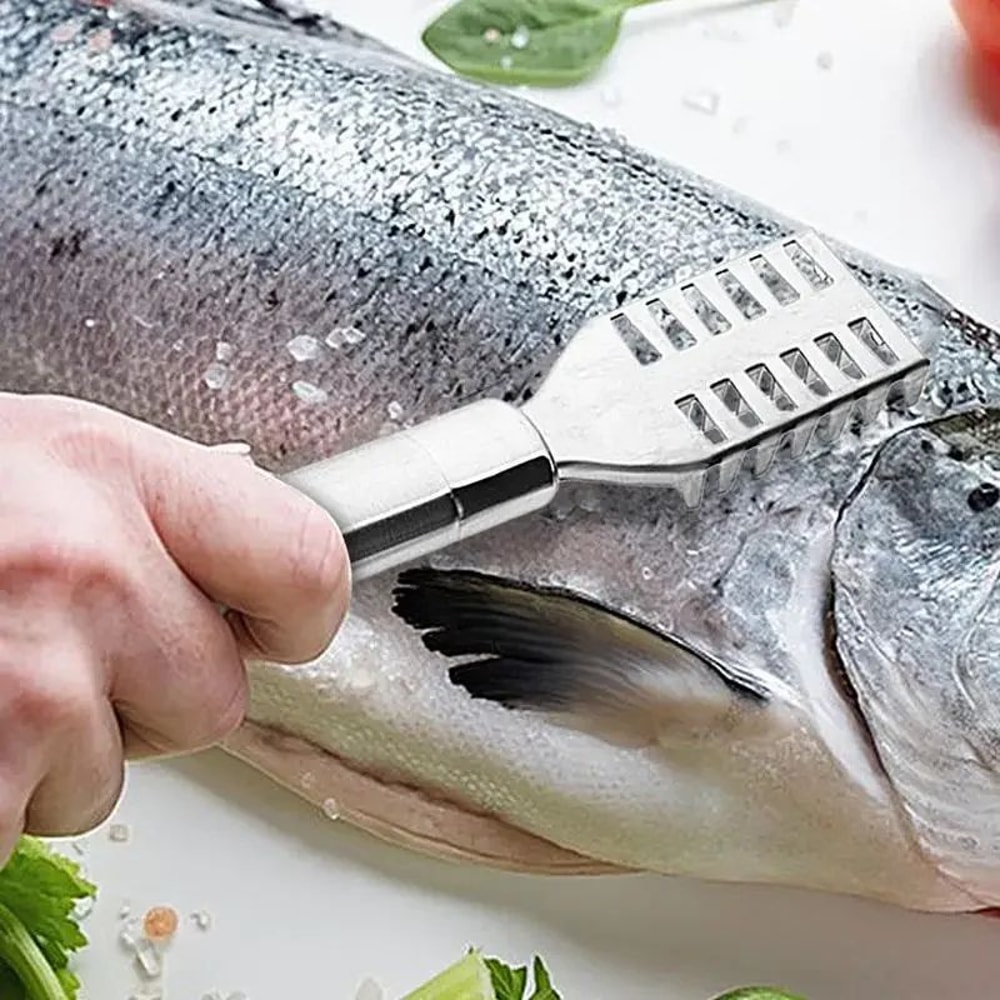 Stainless Steel Fish Scale Remover And Clean Tool 1