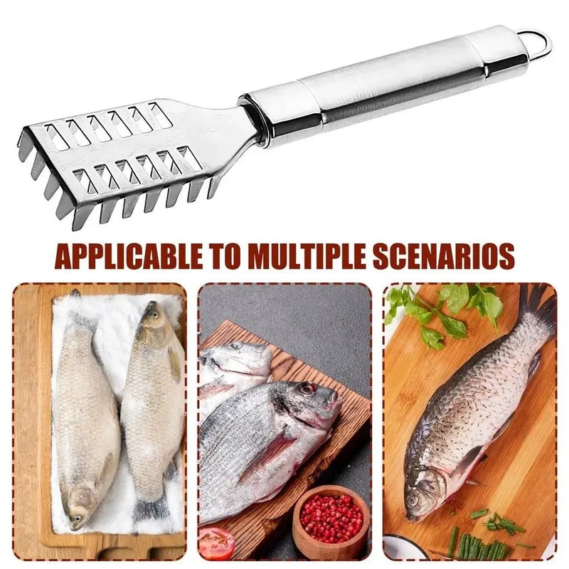 Stainless Steel Fish Scale Remover And Clean Tool 7