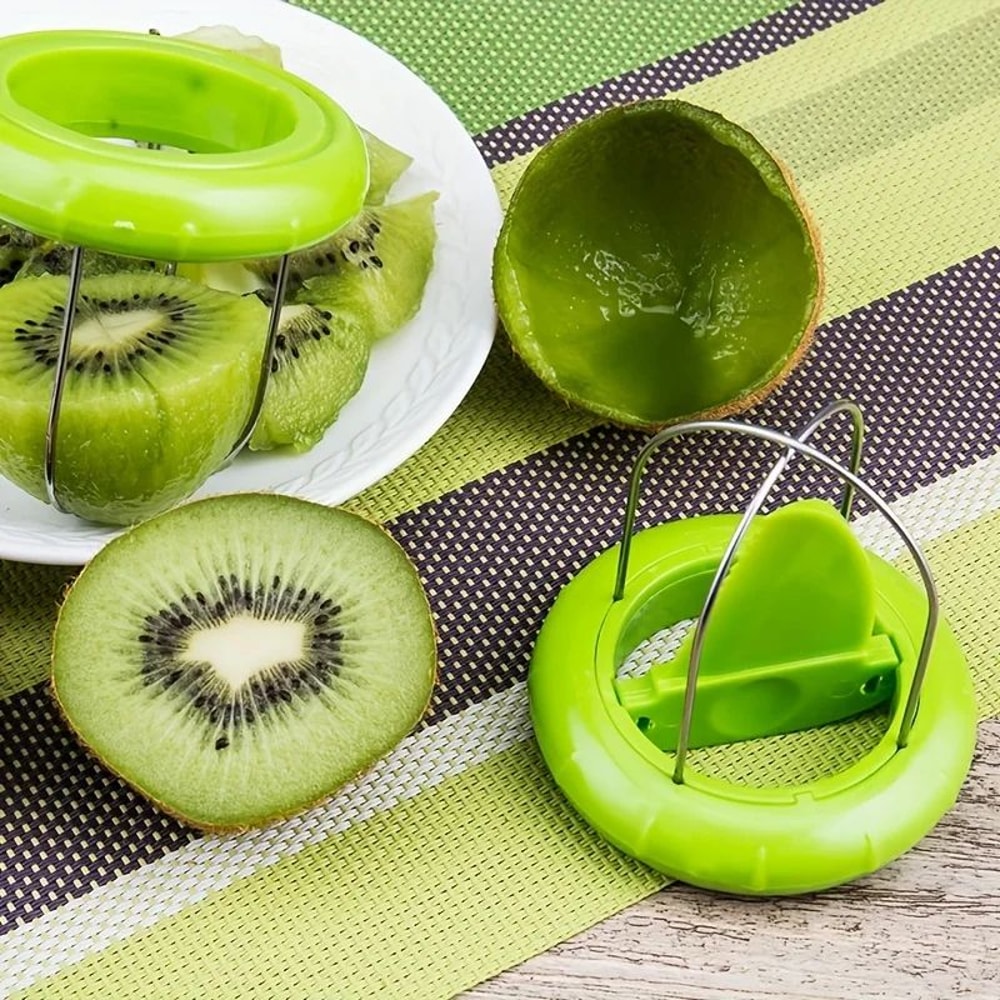 Stainless Steel Kiwi Cutter Peeler And Slicer 3
