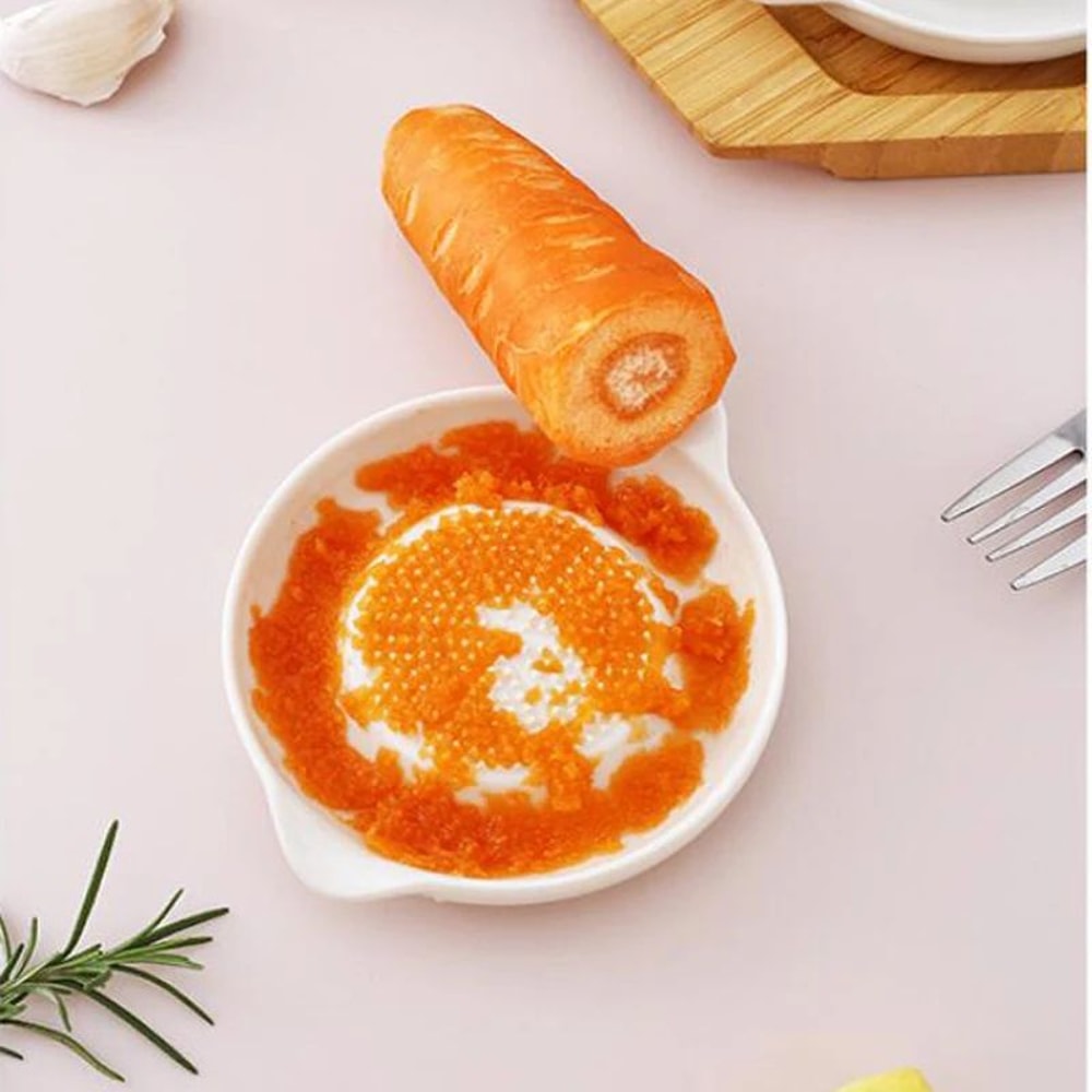 White Ceramic Ginger And Garlic Grater Masher 1