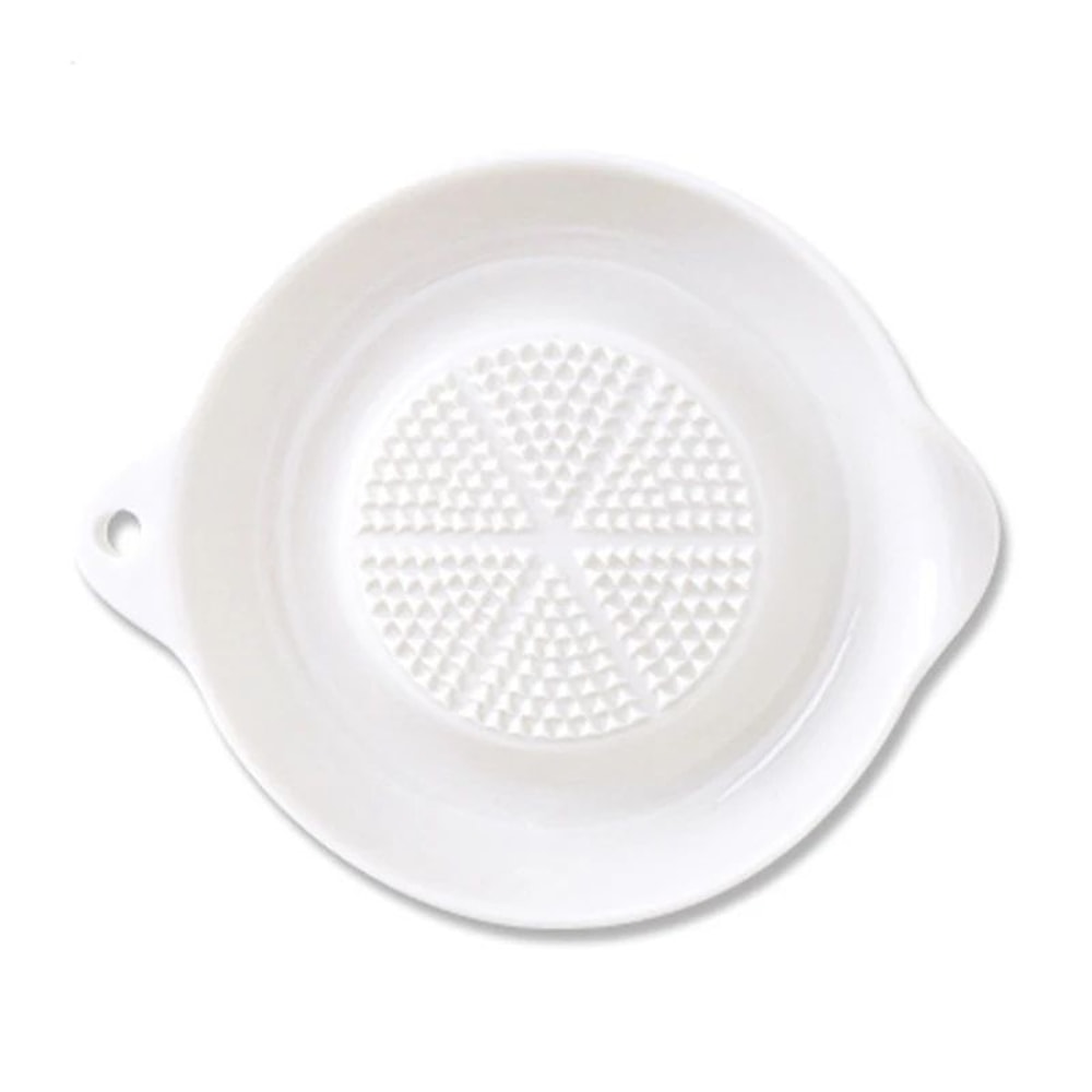 White Ceramic Ginger And Garlic Grater Masher 7
