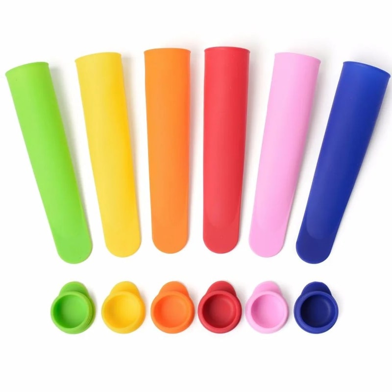 5Piece Silicone Popsicle Maker Set 6