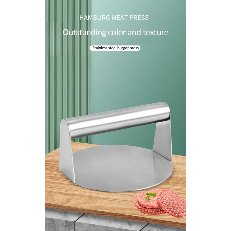Stainless Steel Burger Press And Patty Maker 6