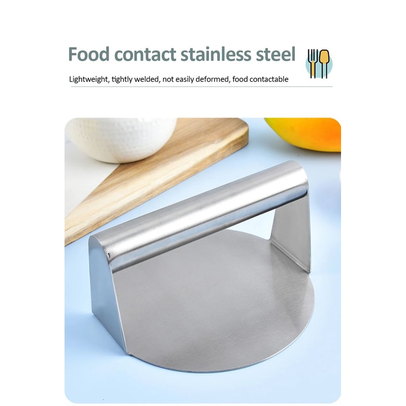 Stainless Steel Burger Press And Patty Maker 9
