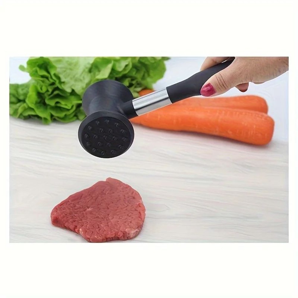 Stainless Steel DoubleSided Meat Tenderizer Hammer 4