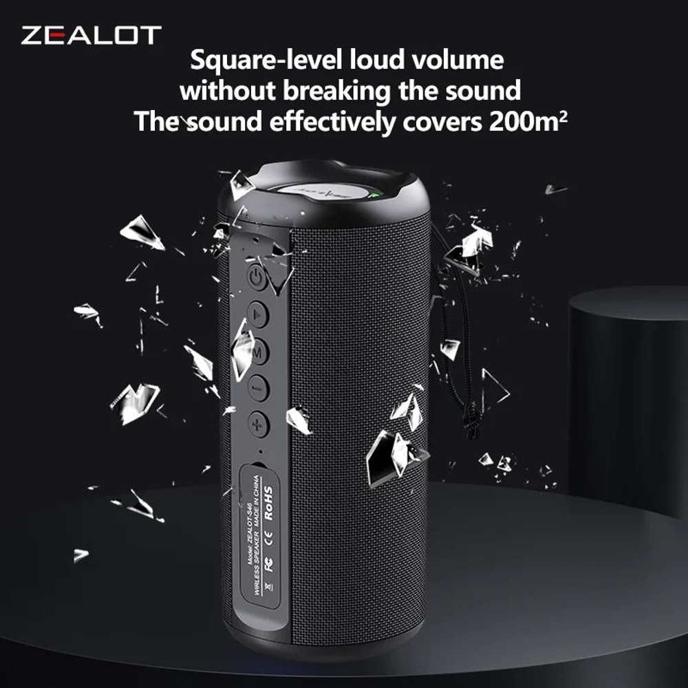 ZEALOT S46 10W Wireless Bluetooth Speaker 0