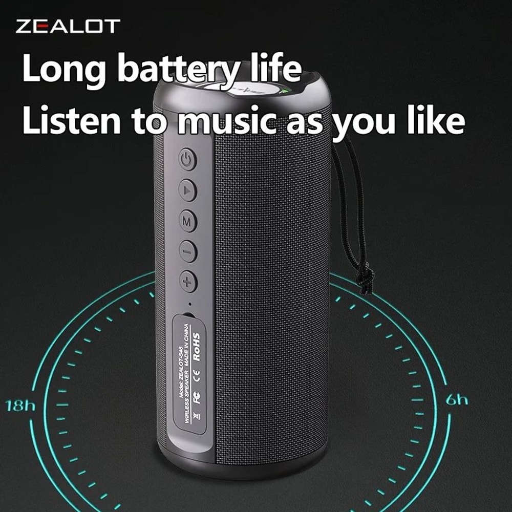 ZEALOT S46 10W Wireless Bluetooth Speaker 2