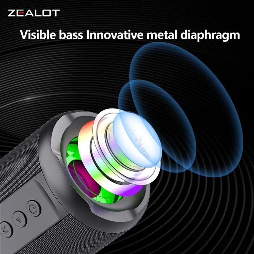 ZEALOT S46 10W Wireless Bluetooth Speaker 5