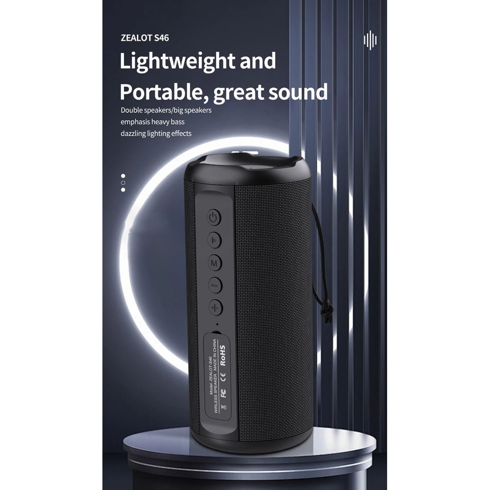 ZEALOT S46 10W Wireless Bluetooth Speaker 6